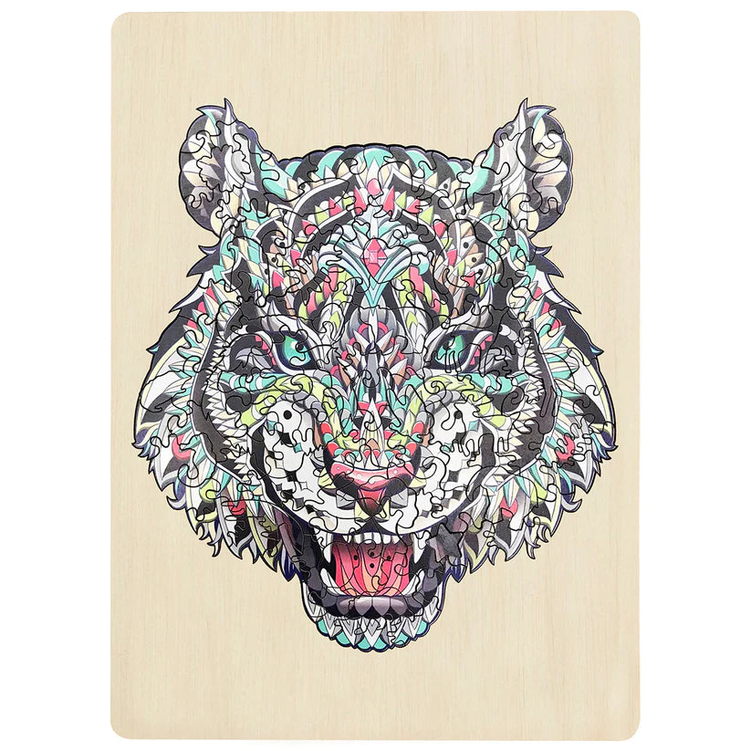 132pc Wooden Jigsaw Puzzle - Tiger_1