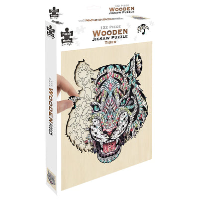 132pc Wooden Jigsaw Puzzle - Tiger_2