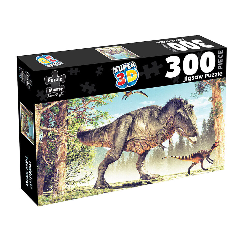 300pc Super 3D Jigsaw Puzzle - T-Rex