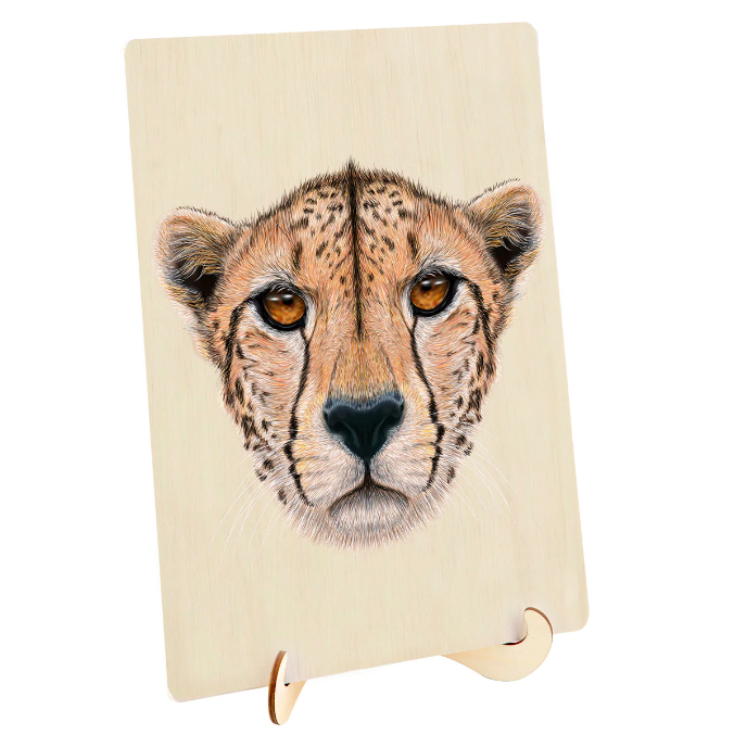 135pc Wooden Jigsaw Puzzle - Cheetah_1