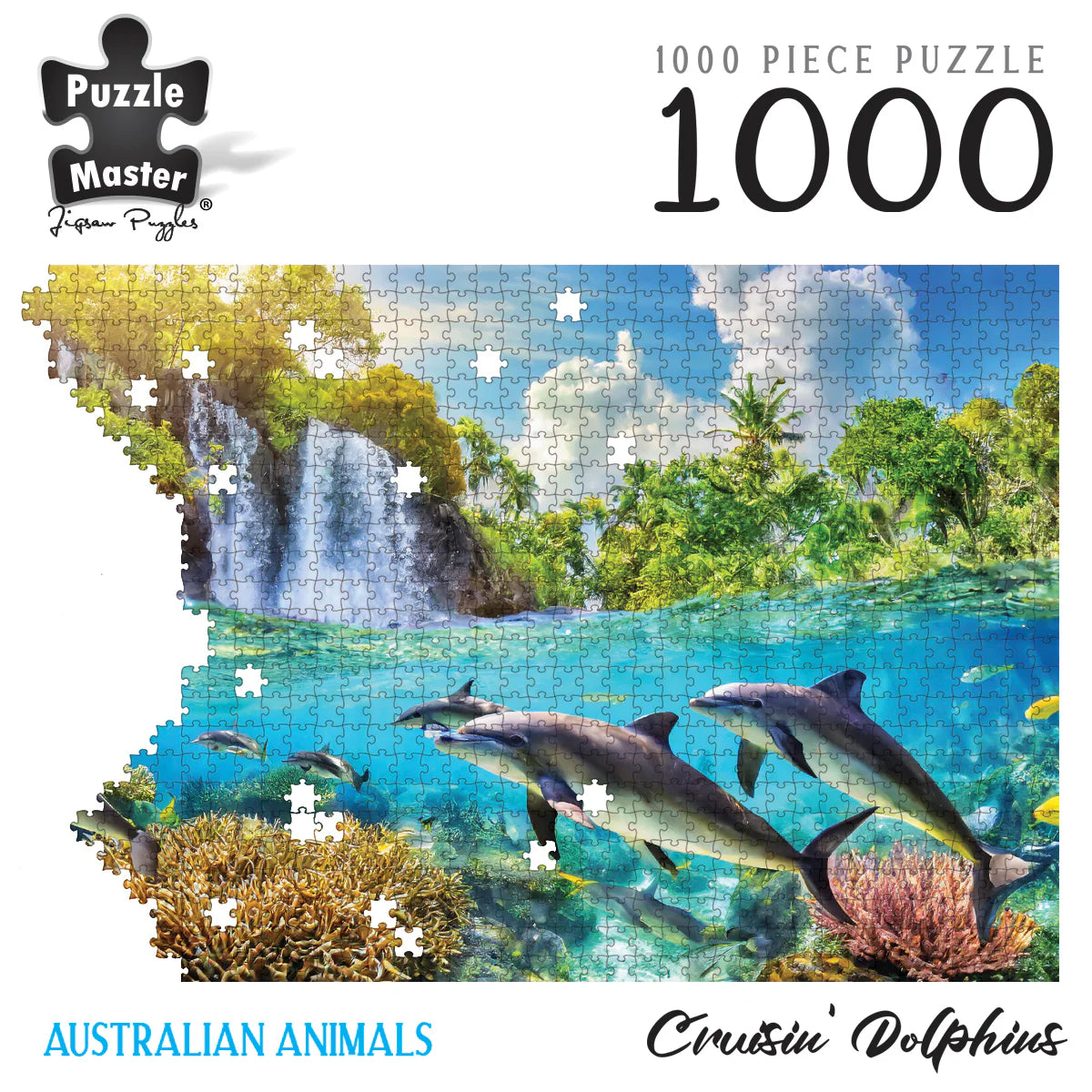 1000pc Crusin' Dolphins Puzzle