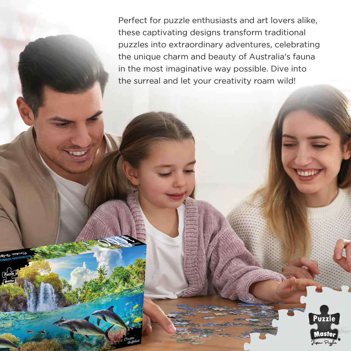 1000pc Crusin' Dolphins Puzzle