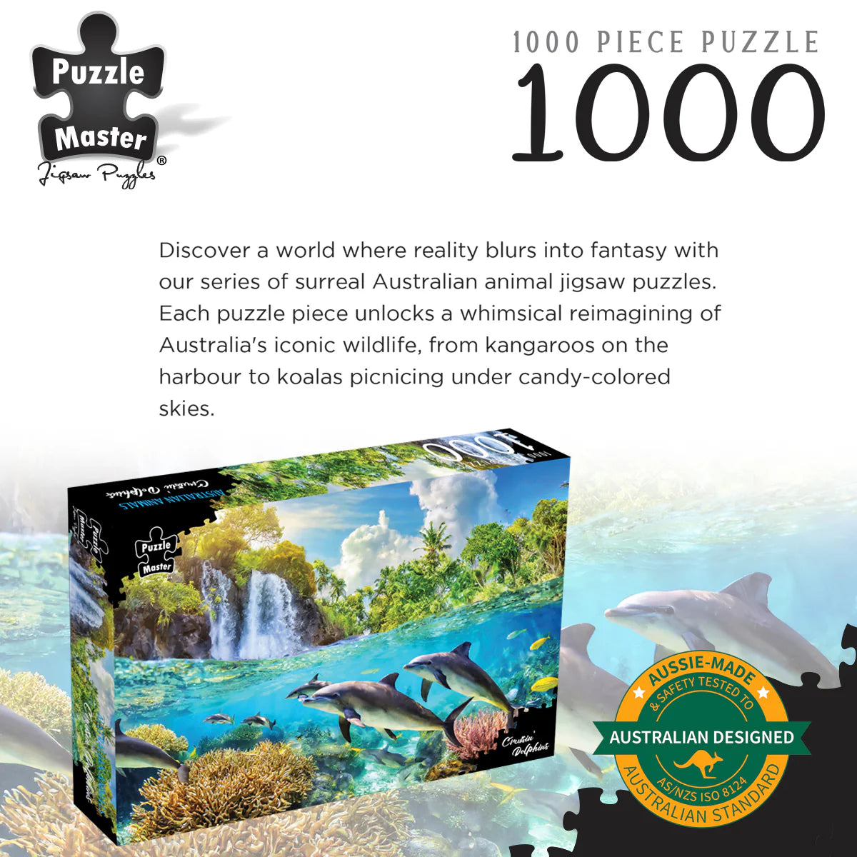 1000pc Crusin' Dolphins Puzzle