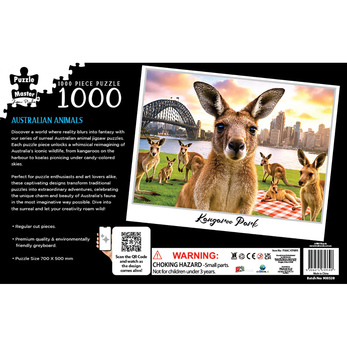 1000pc Kangaroo Park AR Edition Puzzle