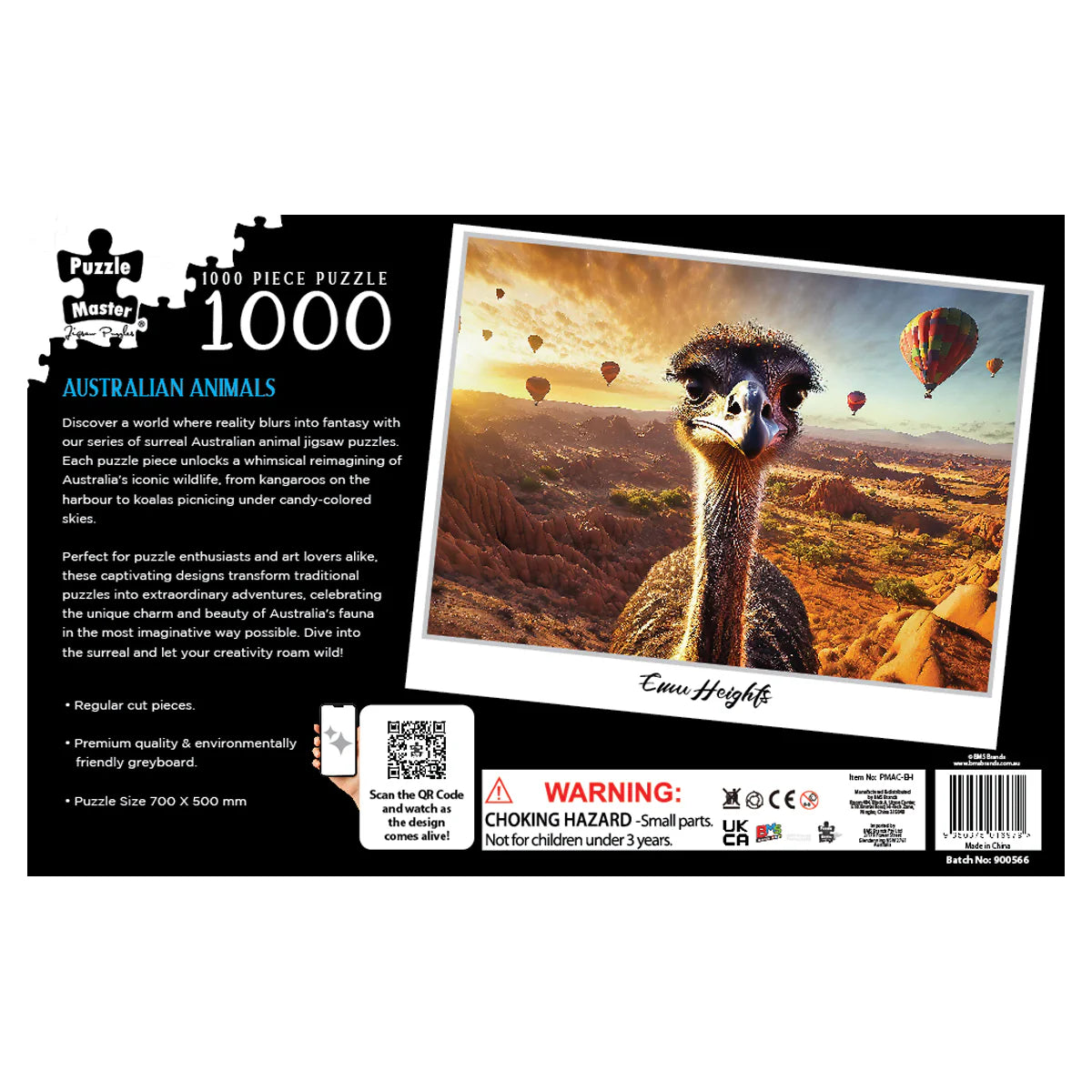 1000pc Emu Heights AR Edition Puzzle