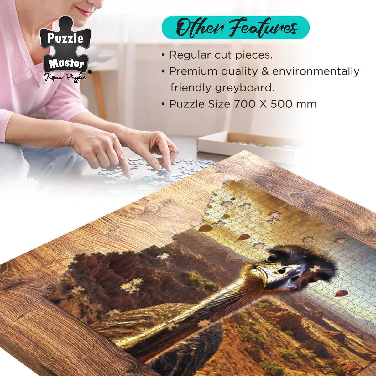 1000pc Emu Heights AR Edition Puzzle