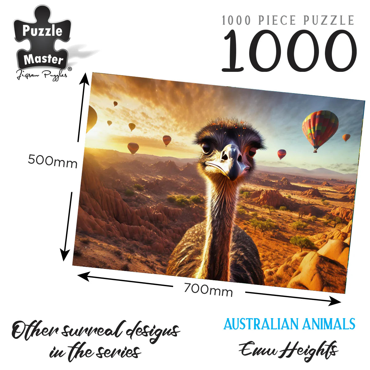 1000pc Emu Heights AR Edition Puzzle