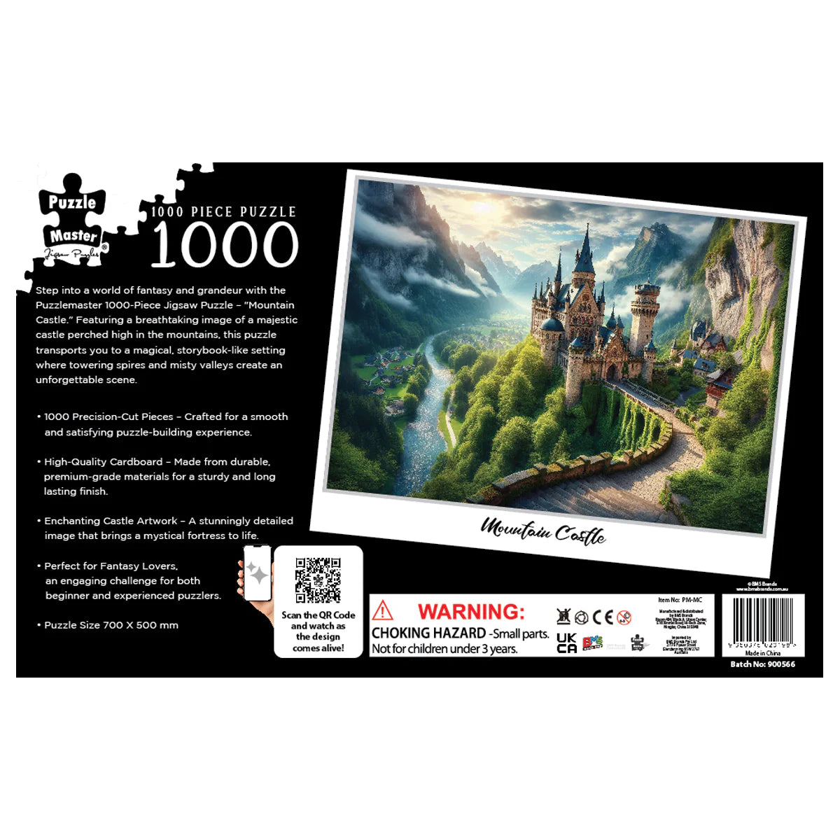 1000pc Mountain Castle AR Edition Puzzle
