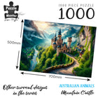 1000pc Mountain Castle AR Edition Puzzle