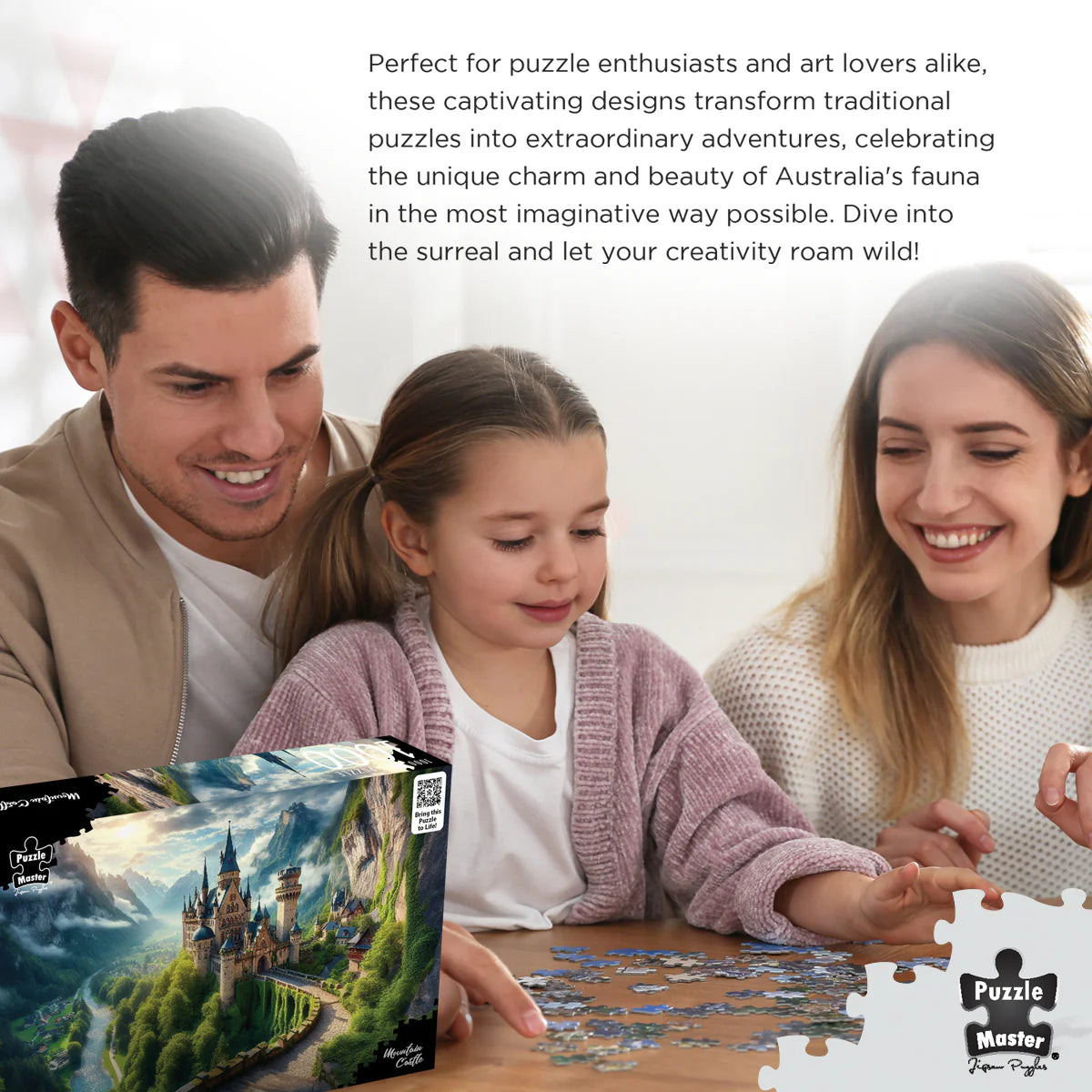1000pc Mountain Castle AR Edition Puzzle