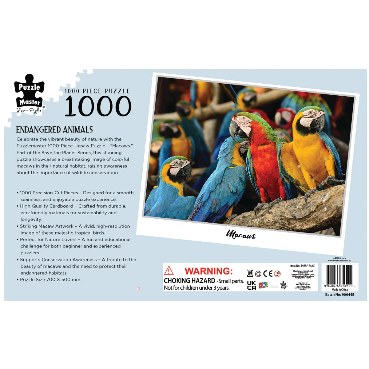 1000pc Macaws Puzzle