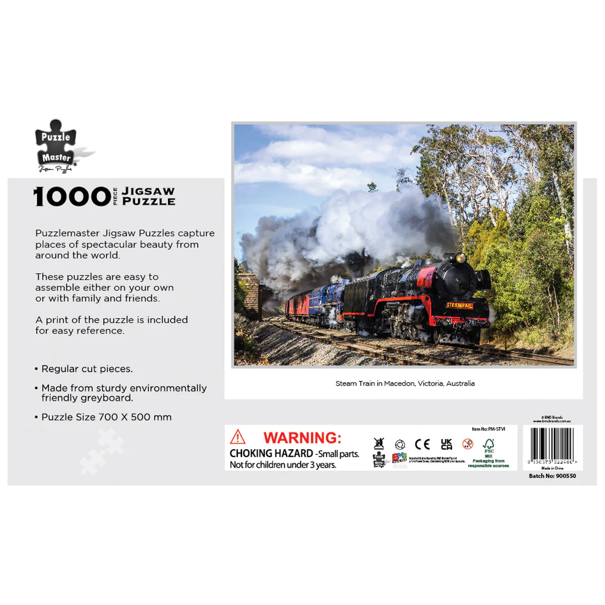 1000pc Steam Train Mecedon Victoria Puzzle