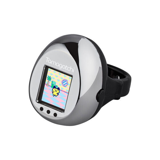 TAMAGOTCHI PICO RING SILVER x BLACK