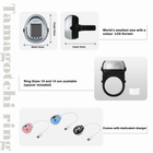 TAMAGOTCHI PICO RING SILVER x BLACK