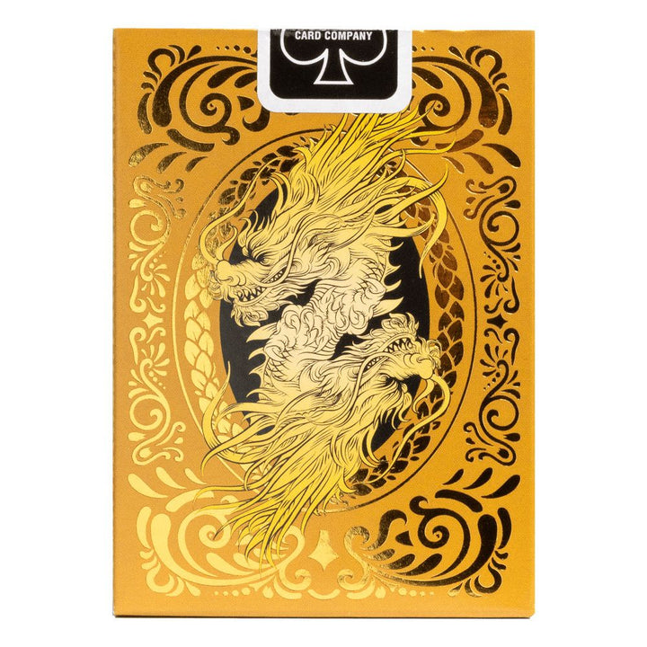 Gold Dragon Playing Cards
