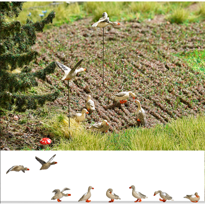 HO Wild Geese 8pc