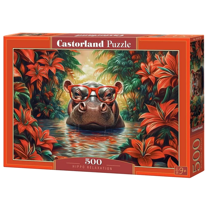 500pc Hippo Relaxation Puzzle