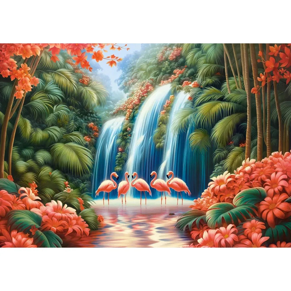 500pc Flamingo Paradise Puzzle