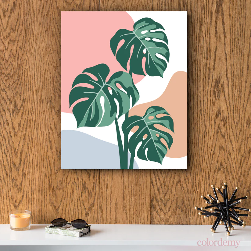 Premium Paint by Numbers Kit 3 Leaf