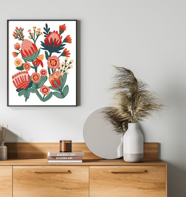 Premium Paint by Numbers Kit - Pattern Flower