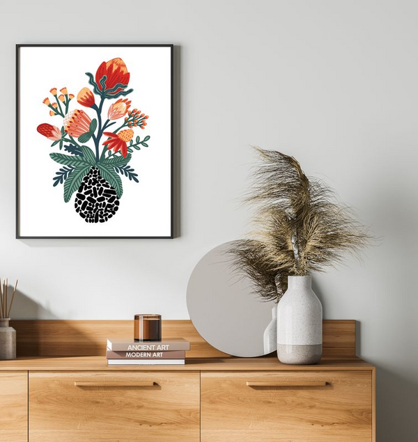 Premium Paint by Numbers Kit - Pattern Flowers