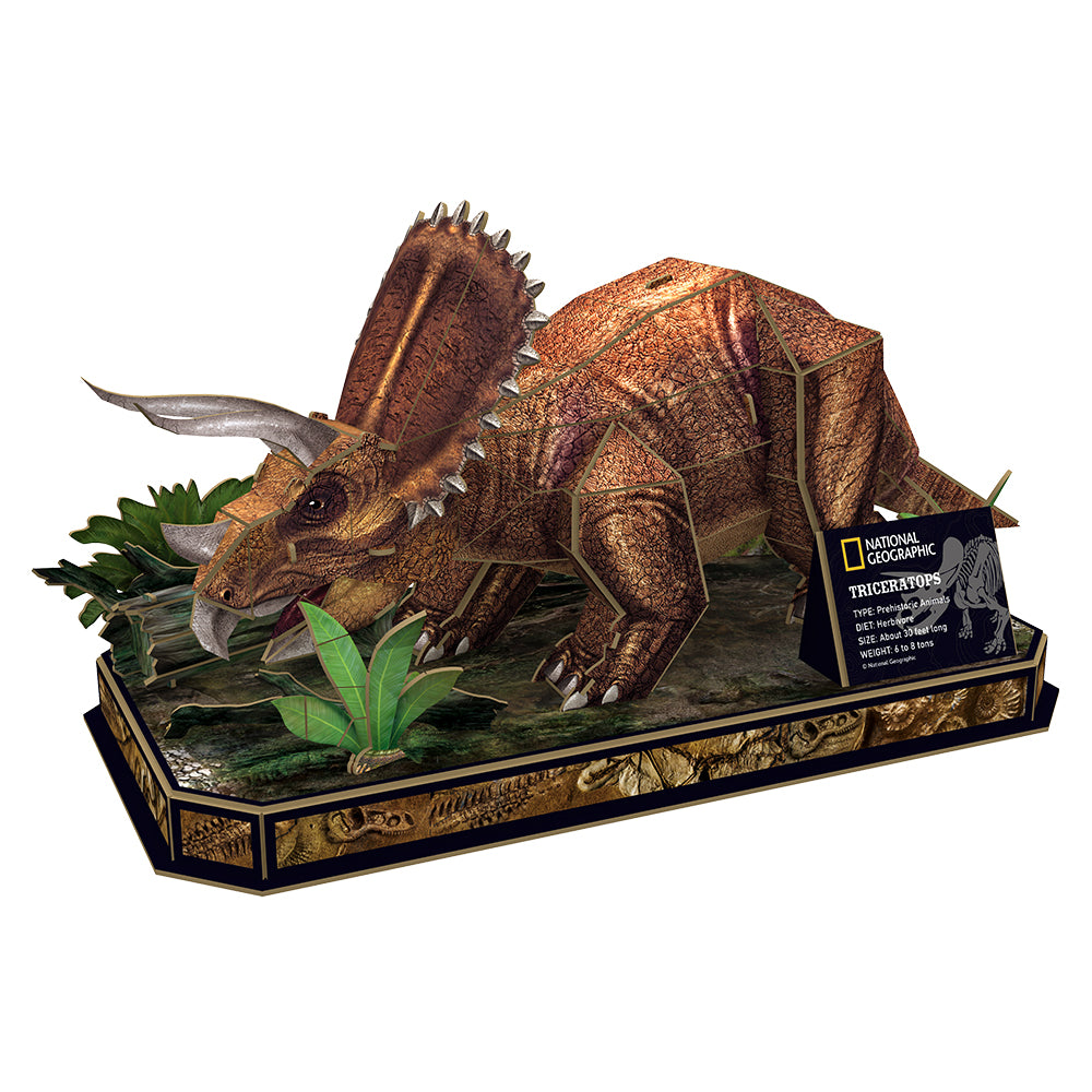 National Geographic Triceratops 3D Puzzle