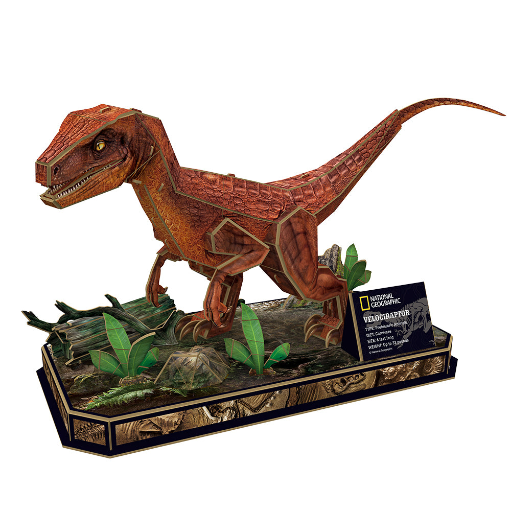 National Geographic Velociraptor 3D Puzzle