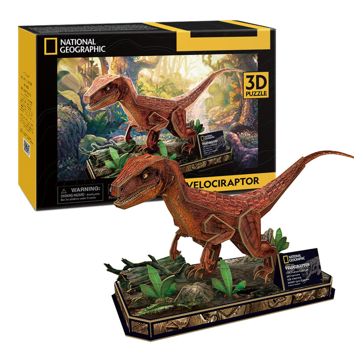 National Geographic Velociraptor 3D Puzzle