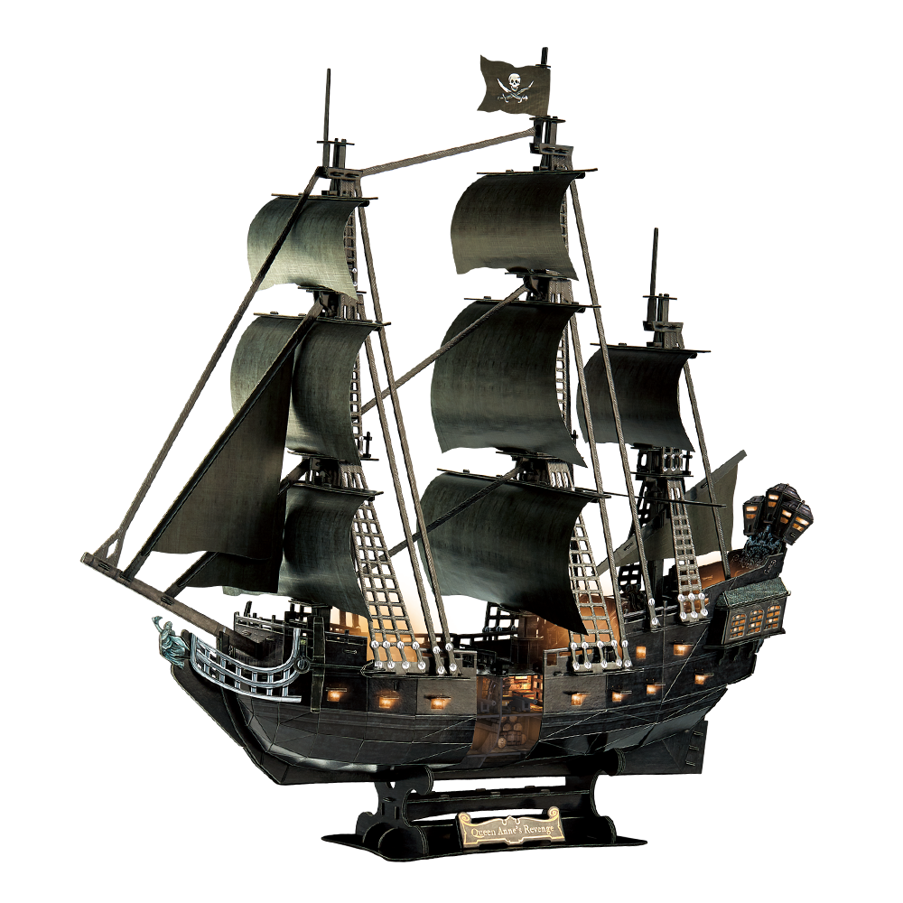 Queen Anne's Revenge Night Edition 3D Puzzle