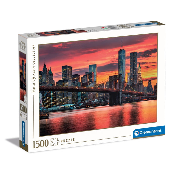 1500pc East River At Dusk Puzzle