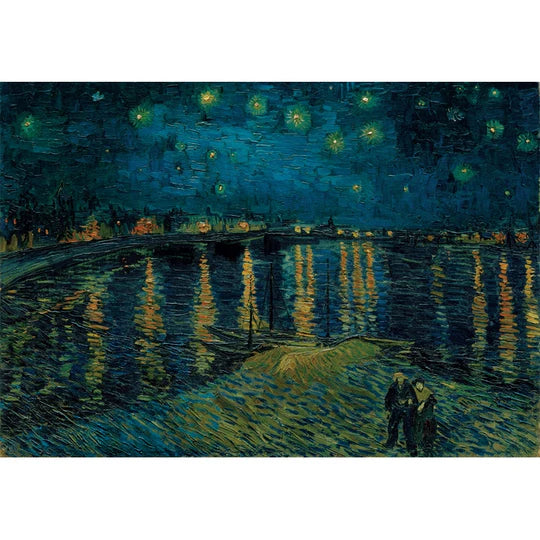 image2_1000pc Starry Night Over The Rhone Puzzle