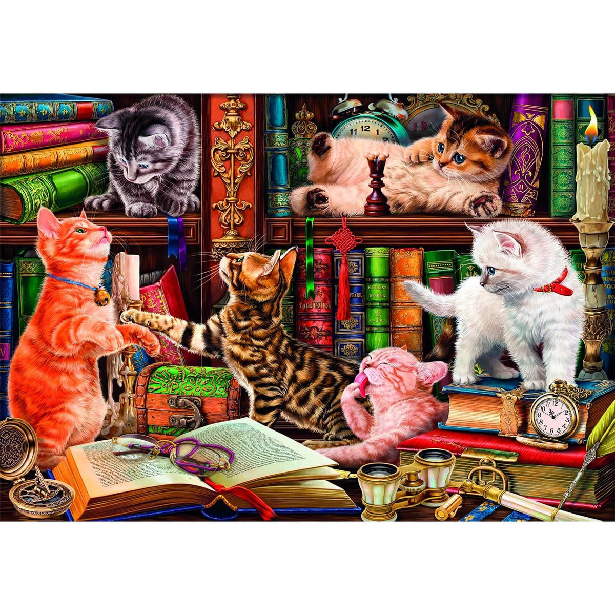 1000pc Curious Whiskers Puzzle