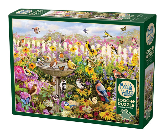 1000pc Backyard Bird Bath Puzzle