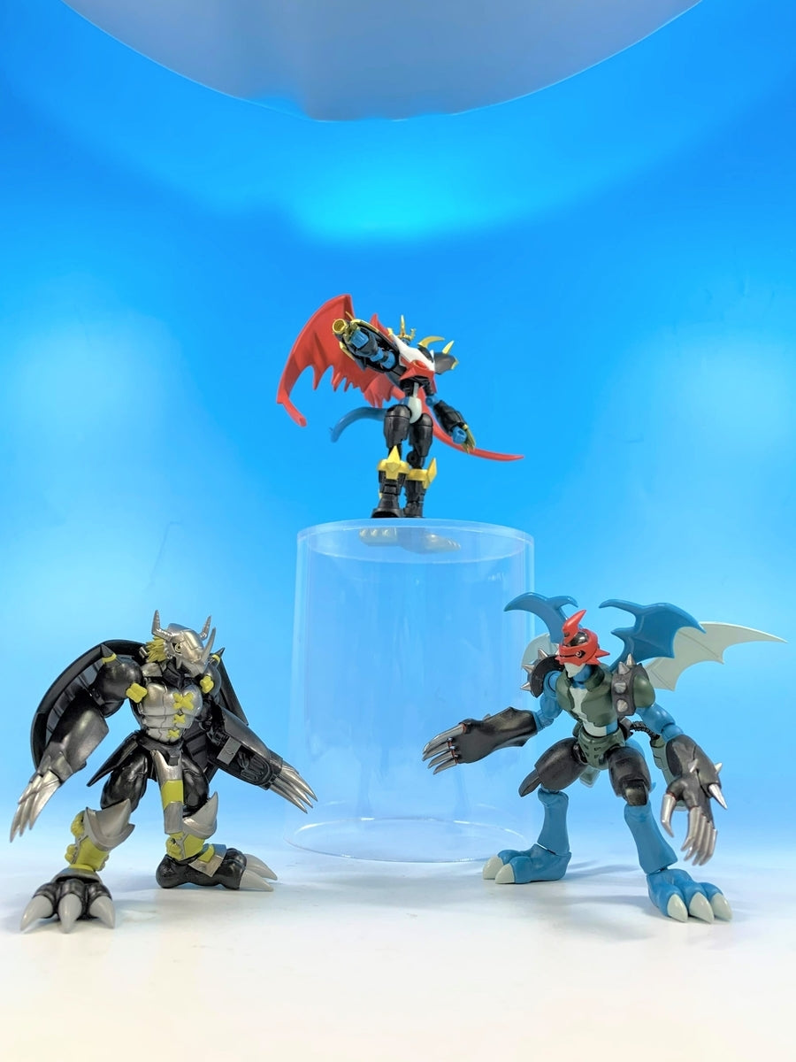 SHODO DIGIMON PAILDRAMON & BLACK WARGREYMON W/O GUM