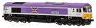 N Class 66 66734 Platinum Jubilee GBRf Pink