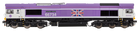 N Class 66 66734 Platinum Jubilee GBRf Pink