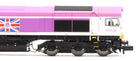 N Class 66 66734 Platinum Jubilee GBRf Pink