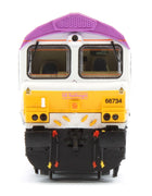 N Class 66 66734 Platinum Jubilee GBRf Pink