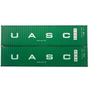 OO 40ft High Cube C'tnr UASC Twin Pack