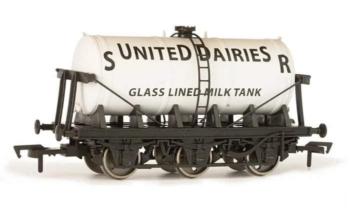 OO 6 Wheel Milk Tank SR United Dairy