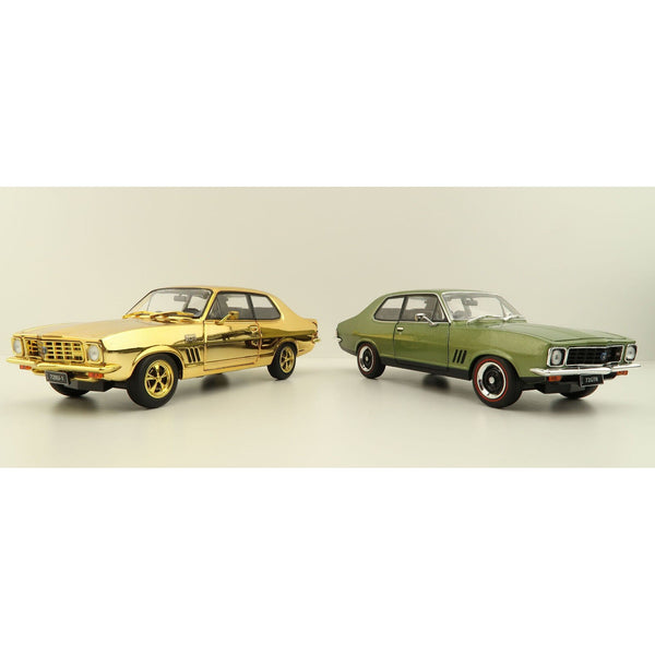 1/24 50th Anniversary Twin Set 1972 LJ Torana - Green LJ GTR - Gold LJ GTR XU1
