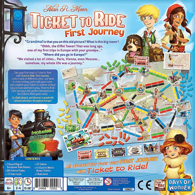 Ticket to Ride Europe First Journey