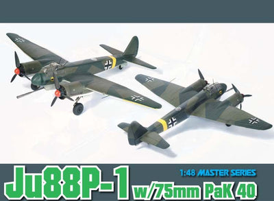 5543 1/48 Ju88P1 w/7.5cm Pak 40 Plastic Model Kit_3