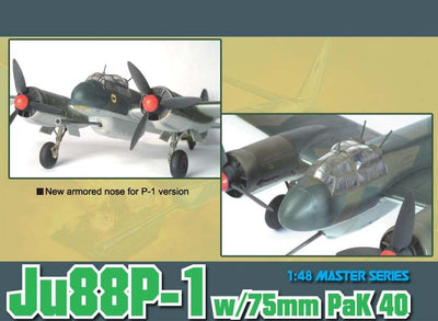 5543 1/48 Ju88P1 w/7.5cm Pak 40 Plastic Model Kit_4