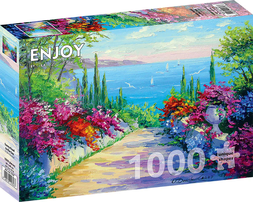 1000pc Sunny Road to the Sea Jigsaw Puzzle