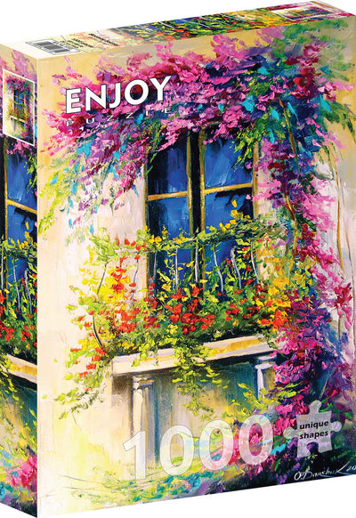 1000pc Blooming Balcony Jigsaw Puzzle