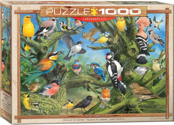 1000pc Garden Birds Jardin Puzzle