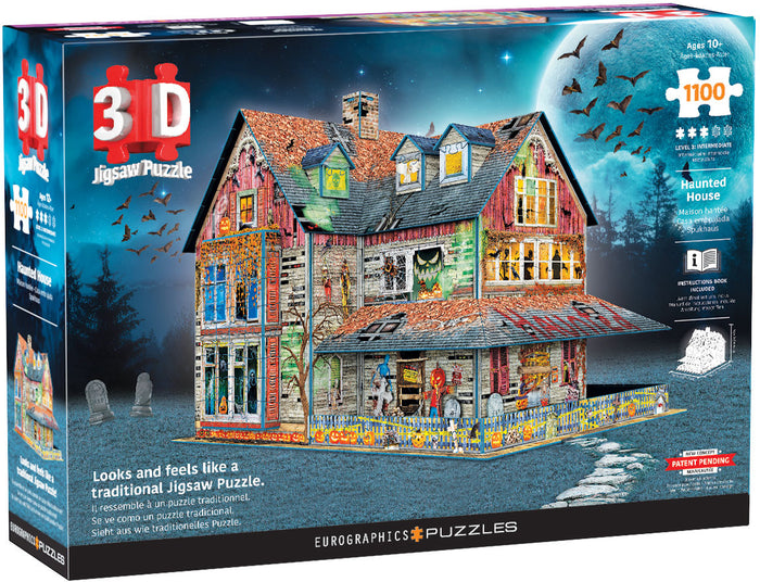 1100pc 3D Haunted House Puzzle