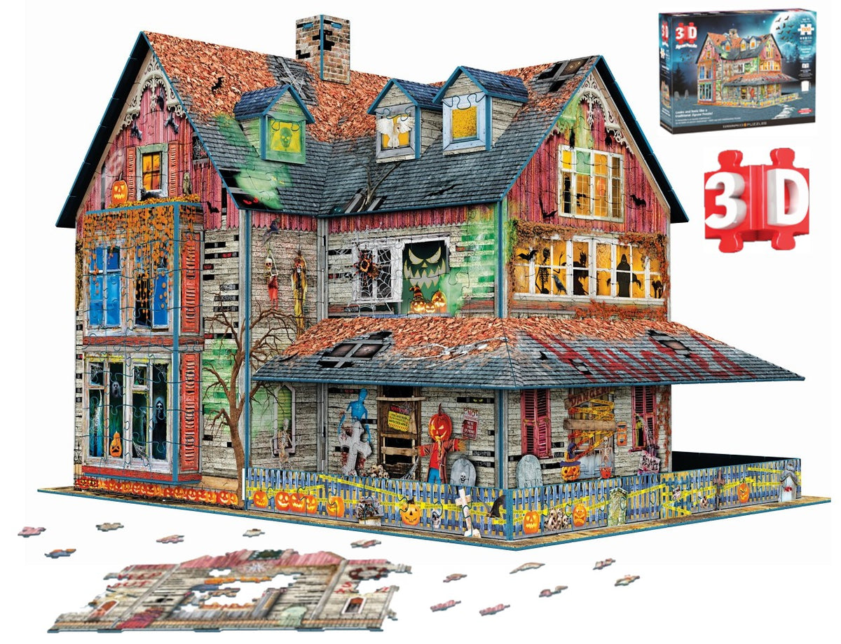 1100pc 3D Haunted House Puzzle