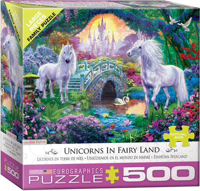 500pc Unicorns in Fairy Land